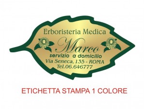 Etichette adesive per erboristerie, cosmetica, cosmesi (mm 59X30)  (cod.6M )